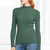 Autumn Winter Women's Turtleneck Pullover Sweaters Long Sleeve Slim Korean Sweater Tops Apricot view 3