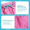 maamgic Boys Swim Trunks with Compression Liner Toddler Stretch Swim Shorts Quick Dry Swimming Trunks Boxer Brief 2 in 1 Beach Shorts Pink Lake Blue 3T view 3