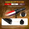 Odepro KL62Plus Red White IR850 Zoomable Hunting Light Kit 850nm Long Range IR Illuminator for Night Vision Scope Mount Infrared Flashlight with Stepless Dimming Switch for Hog Coyote Predator Hunting view 2