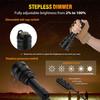 Odepro KL62Plus Red White IR850 Zoomable Hunting Light Kit 850nm Long Range IR Illuminator for Night Vision Scope Mount Infrared Flashlight with Stepless Dimming Switch for Hog Coyote Predator Hunting view 4