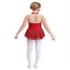 Jhaoyu Girls Shiny Rhinestone Figure Ice Skating Dress Ballet Tutu Skirted Leotard Competition Dancing Outfits Red D 8 Years view 4