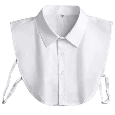 Unisex Fake Half Shirt False Collar Dickey Blouse Tops Collars White 46 Years