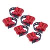 ciciTree 6Pcs Bicycle Bike Rack Cradle Replacement Cargo Carrier Car Hitch Mount Rubber Strap view 1