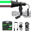 Odepro KL62Plus Green White IR850 Zoomable Hunting Light 850nm Long Range IR Illuminator for Night Vision Scope Mount Infrared Flashlight with Stepless Dimming Switch for Hog Coyote Predator Hunting view 1
