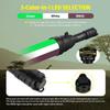 Odepro KL62Plus Green White IR850 Zoomable Hunting Light 850nm Long Range IR Illuminator for Night Vision Scope Mount Infrared Flashlight with Stepless Dimming Switch for Hog Coyote Predator Hunting view 2