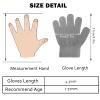 ONESING 6 Pair Baby Gloves Toddler Gloves Toddler Winter Gloves Kids Gloves Winter Stretchy Knit Gloves for Kids Boys Girls view 3