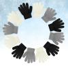 ONESING 6 Pair Baby Gloves Toddler Gloves Toddler Winter Gloves Kids Gloves Winter Stretchy Knit Gloves for Kids Boys Girls view 4