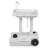 VINGLI 30L Upgraded Portable Sink| Rolling Hand Wash Basin Stand with Towel Holder & Soap Dispenser & Wheels, Perfect for Garden/Camping/Outdoor Events/Gatherings/Worksite/RV/Indoor, White view 1