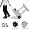 VINGLI 30L Upgraded Portable Sink| Rolling Hand Wash Basin Stand with Towel Holder & Soap Dispenser & Wheels, Perfect for Garden/Camping/Outdoor Events/Gatherings/Worksite/RV/Indoor, White view 3