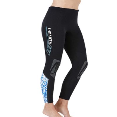 clhjinruoliu 3MM Neoprene Men Women Diving Ankle-Length Pants Surf Warm Black Thicken Long Swimming Trousers for Couples Scuba Snorkeling,Women's Blue,S