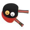 Idena 40222-12-Piece Table Tennis Set with 4 Table Tennis Bats and 8 Balls in White and Orange in 3-Star Quality, Packed in a Carry Bag view 3