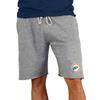 Concepts Sport Men's Gray Miami Dolphins Throwback Logo Mainstream Terry Shorts view 1