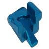 NDZ Performance Rear Slide Cover Plate for Sig P320 Series 9mm .40 .357 .45 ACP Laser Engraved Anodized Aluminum in Blue, Made in The USA - America Text view 4