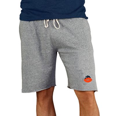 Concepts Sport Men's Gray Chicago Bears Throwback Logo Mainstream Terry Shorts