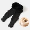 Dkygxwt Girls Warm Leggings Knitted Stocking Toddler Kids Winter Cotton Thick Fleece Lined Stretchy Full Length Pants(e-Dark Gray,4-6 Years) view 2