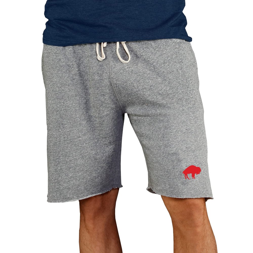 Concepts Sport Men's Gray Buffalo Bills Throwback Logo Mainstream Terry Shorts