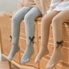 Dkygxwt Girls Warm Leggings Knitted Stocking Toddler Kids Winter Cotton Thick Fleece Lined Stretchy Full Length Pants(e-Khaki,2-4 Years) view 2