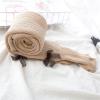 Dkygxwt Girls Warm Leggings Knitted Stocking Toddler Kids Winter Cotton Thick Fleece Lined Stretchy Full Length Pants(e-Khaki,2-4 Years) view 3