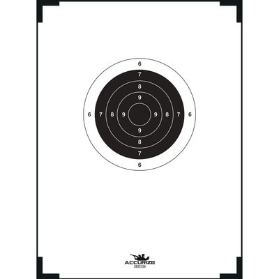 Accurize Shooting Target 25m pistol/10m