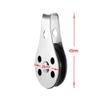CUREOL Stainless Steel 316 Pulley Blocks Rope Runner Kayak Boat Accessories Canoe Anchor Trolley Kit for 2mm to 8mm Rope view 2