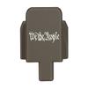 NDZ Performance Rear Slide Cover Plate for Sig P320 Series 9mm .40 .357 .45 ACP Laser Engraved Anodized Aluminum in Hardcoat FDE, Made in The USA - We The People One Line Script view 1