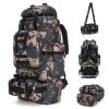 HongXingHai 100L Camping Hiking Backpack,Molle military Tactical rucksack backpack,Waterproof Lightweight Hiking Backpack (BlueCp) view 1