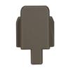 NDZ Performance Rear Slide Cover Plate for Sig P320 Series 9mm .40 .357 .45 ACP Laser Engraved Anodized Aluminum in Hardcoat FDE, Made in The USA - Wolf Moon 3 view 3