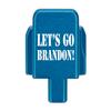 NDZ Performance Rear Slide Cover Plate for Sig P320 Series 9mm .40 .357 .45 ACP Laser Engraved Anodized Aluminum in Blue, Made in The USA - Let's Go Brandon! view 1