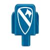 NDZ Performance Rear Slide Cover Plate for Sig P320 Series 9mm .40 .357 .45 ACP Laser Engraved Anodized Aluminum in Blue, Made in The USA - US Army 1st Cavalry view 1