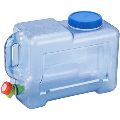 Veemoon Water Gallons Case 6 Camping Water Container with Spigot for Outdoor Camping