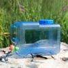 Veemoon Water Gallons Case 6 Camping Water Container with Spigot for Outdoor Camping view 4