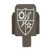 NDZ Performance Rear Slide Cover Plate for Sig P320 Series 9mm .40 .357 .45 ACP Laser Engraved Anodized Aluminum in Hardcoat FDE, Made in The USA - US Army 75th Ranger Regiment view 1