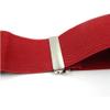 HOOENG Mens Suspenders Adjustable X Back 4 Metal Clips 2 Inch Wide Braces for Work view 3