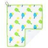 Millie Rose Pickleball Towels in Fashionable Prints - Cute 15x17 inch Microfiber & Cotton Athletic Towels with Carabiner Clip - Pickleball Accessories, Pickleball Gifts (Pickleball is Life) view 3