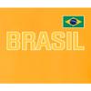 Go All Out 3X-Large Gold Adult Team Brasil Brazil Pride Sweatshirt Crewneck view 3
