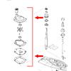 F.S.P Water Pump Repair Kit Replacement for Mercury Mariner 25-50 HP Outboard - 18-4531, 821354A04 view 2