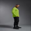 Expert Brand USA-Made Men's Oxymesh Dry Fit Athletic Long Sleeve Shirt, Key Lime Green, 4XL view 4