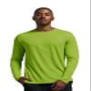 Expert Brand USA-Made Men's Oxymesh Dry Fit Athletic Long Sleeve Shirt, Key Lime Green, XS view 1