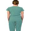 Green Town Scrubs for Women Scrub Set - Jogger Pant and V-Neck Top, 6 Pockets, Easy Care Uniforms-Sage-Small view 4