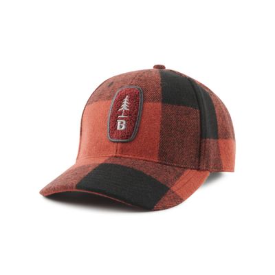 BASS Outdoor Women's HAT Buffalo Check HAT,Syrah,1SZ