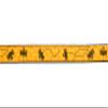 Country Brook Design - Busy Bee Ribbon on Black Nylon Webbing (3/4 Inch, 5 Yards) view 2