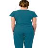Green Town Scrubs for Women Scrub Set - Jogger Pant and V-Neck Top, 6 Pockets, Easy Care Uniforms-Bahama-Small view 4