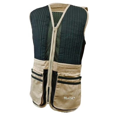 NICA Ambi Shooting Vest- Khaki (as1, alpha, m, regular, regular, Medium)