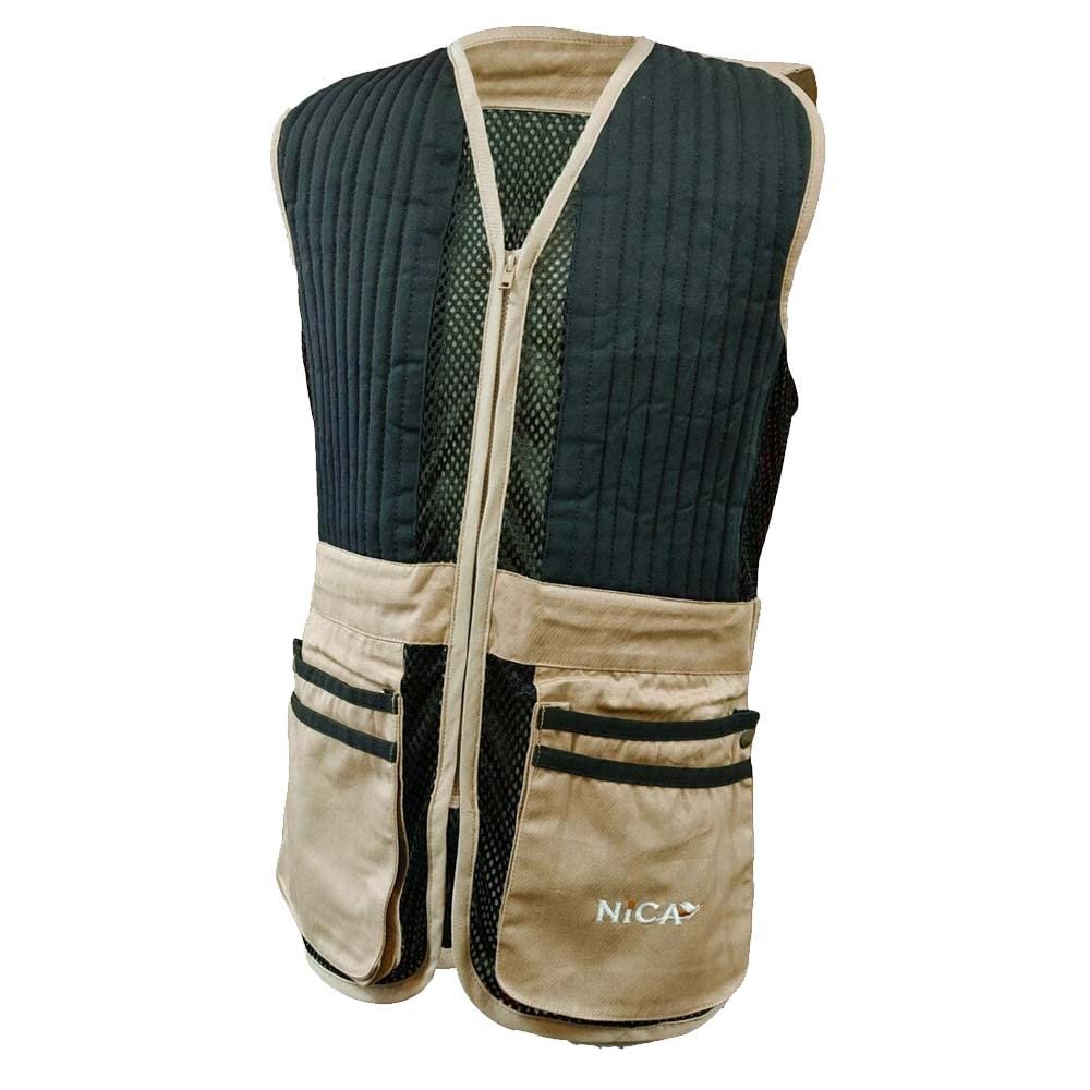 NICA Ambi Shooting Vest- Khaki (as1, alpha, m, regular, regular, Medium)