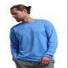 Expert Brand USA-Made Men's Oxymesh Dry Fit Athletic Long Sleeve Shirt, Carolina Blue, 2XL