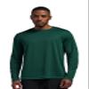Expert Brand USA-Made Men's Oxymesh Dry Fit Athletic Long Sleeve Shirt, Forest Green, 4XL view 1