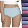 Fruit of the Loom Women's Briefs 8-Pack Breathable Cooling Stripes 8 view 1