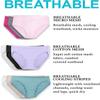 Fruit of the Loom Women's Briefs 8-Pack Breathable Cooling Stripes 8 view 3