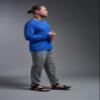 Expert Brand USA-Made Men's Oxymesh Dry Fit Athletic Long Sleeve Shirt, Royal Blue, Large view 4