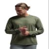 Expert Brand USA-Made Men's Oxymesh Dry Fit Athletic Long Sleeve Shirt, Military Green, XS view 1